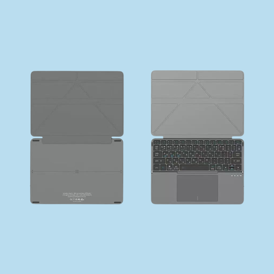 Bluetooth Foldable Keyboard with Integrated Touchpad and Long-Lasting Battery