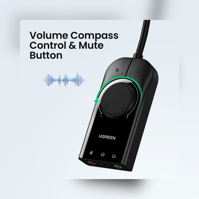 Volumen y mute integrados