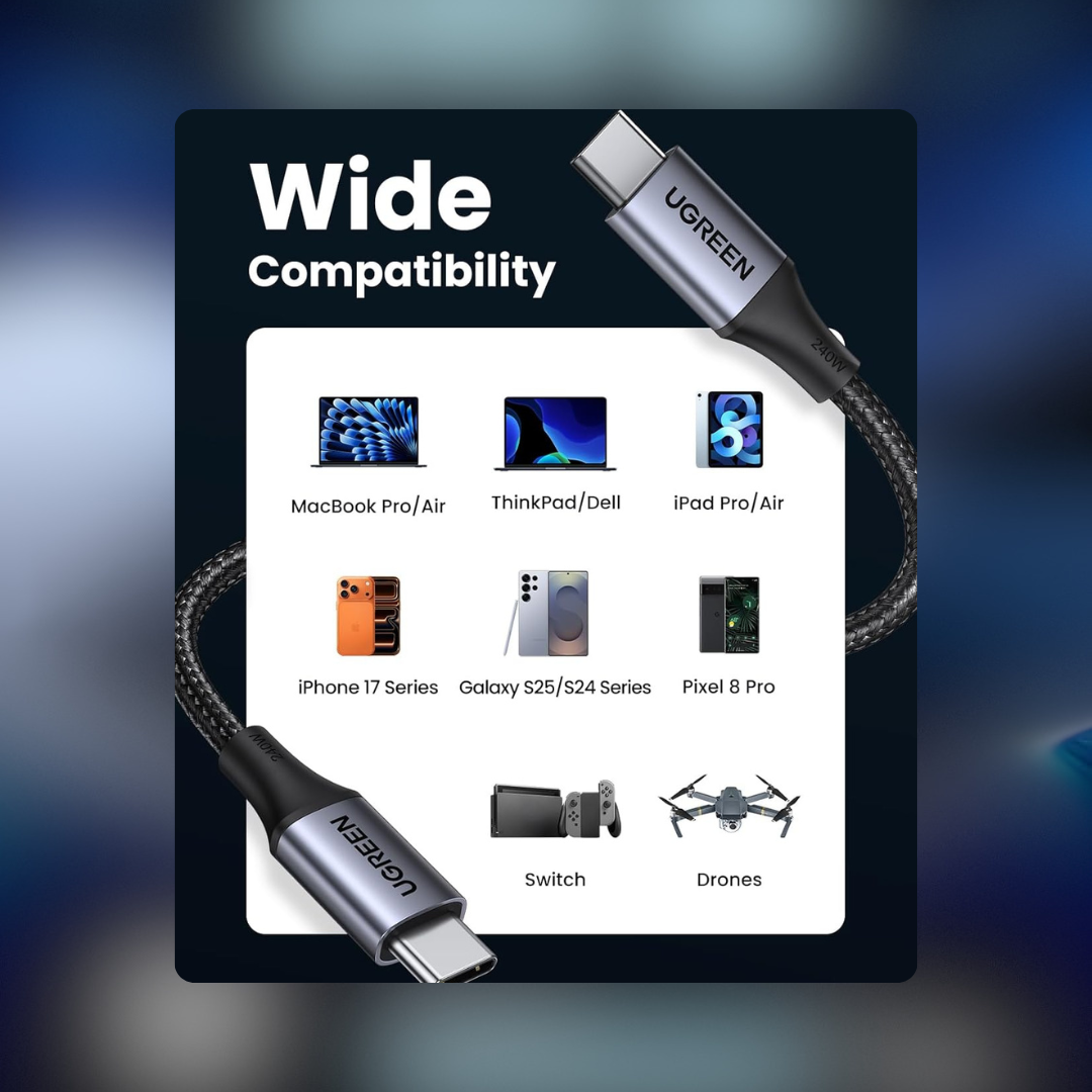 Broad USB-C compatibility