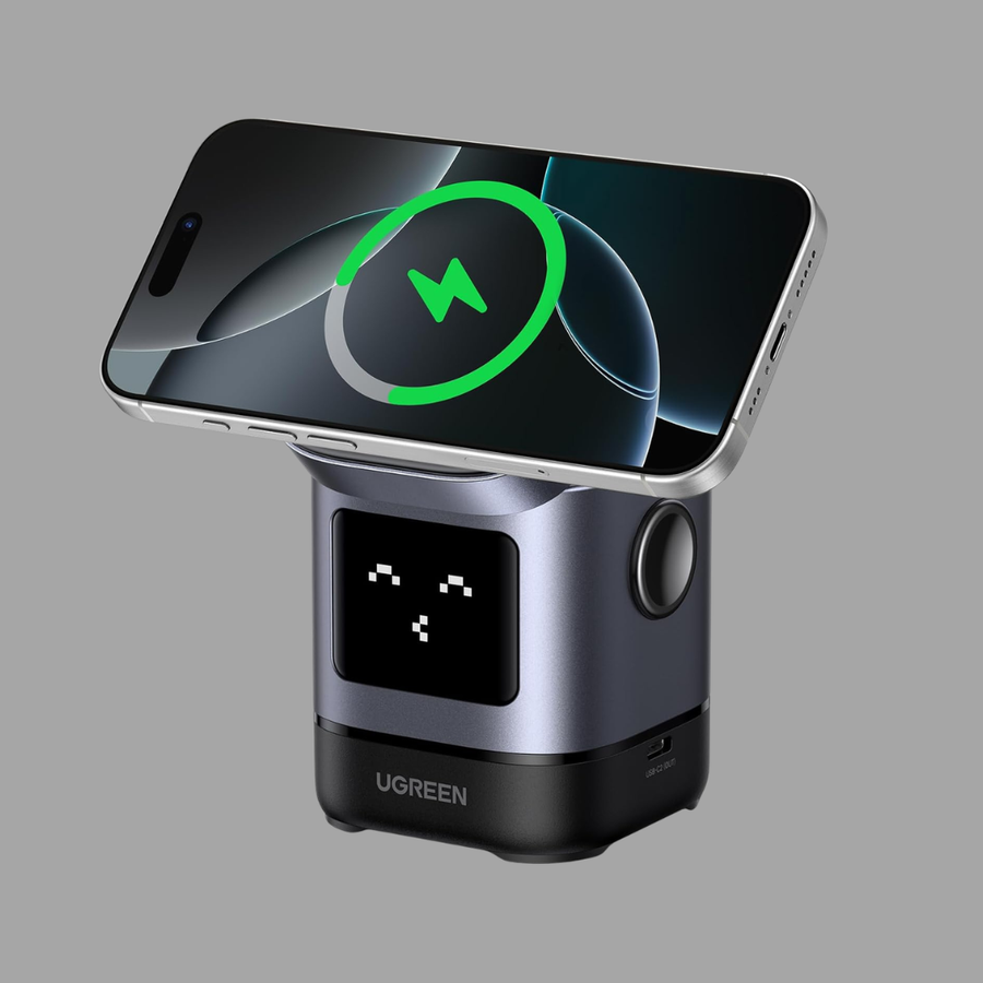 UGREEN Uno 2-in-1 Qi2 15W Magnetic Wireless Charger