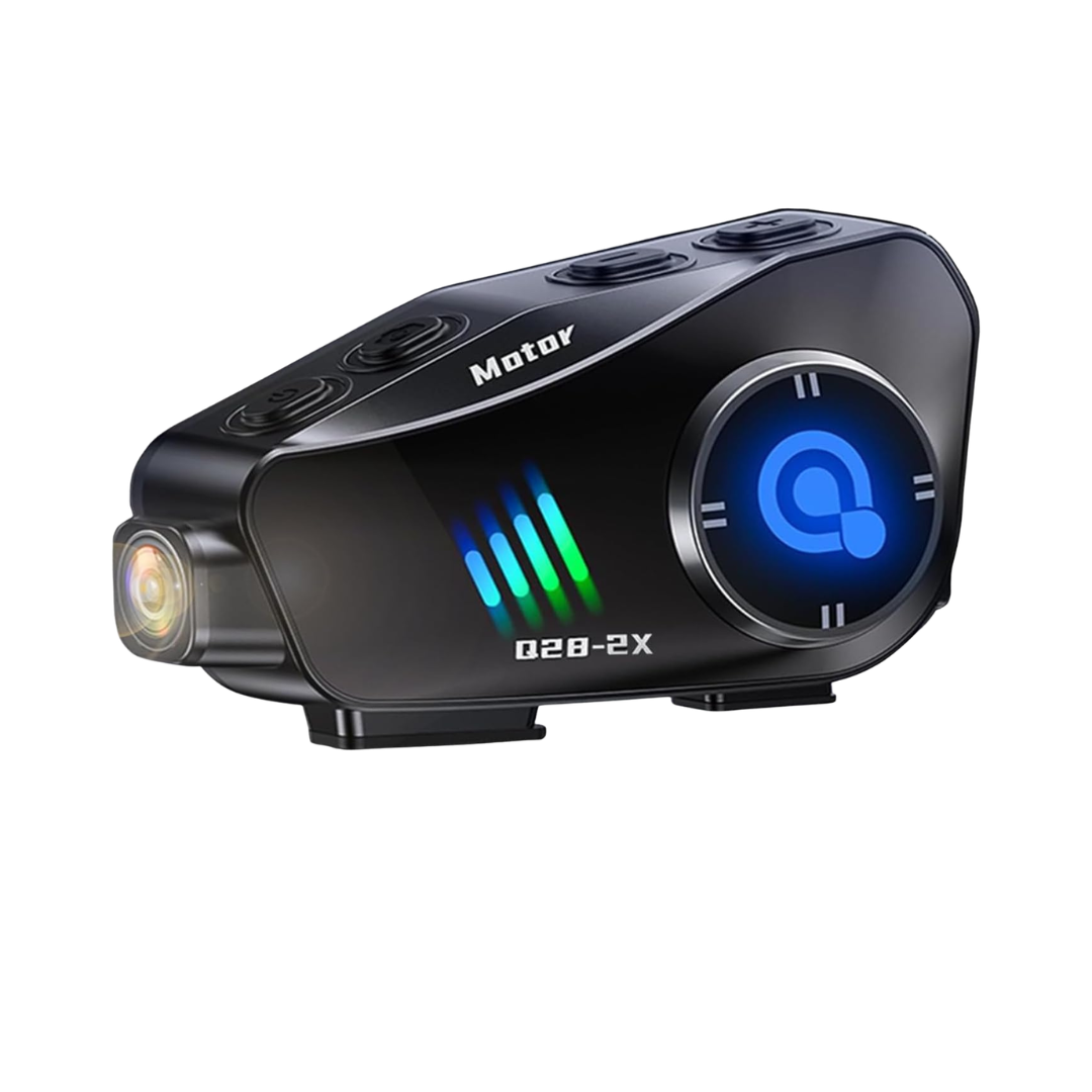 Intercomunicador para Casco con Cámara HD y WiFi Q28-2X