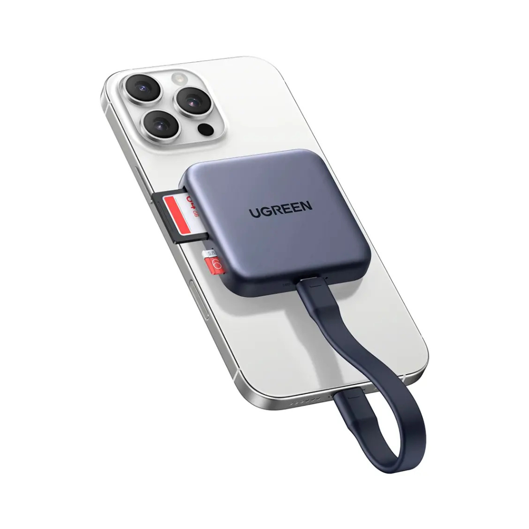 Lector de Tarjetas Magnético 3 en 1 USB-C UGREEN CM898