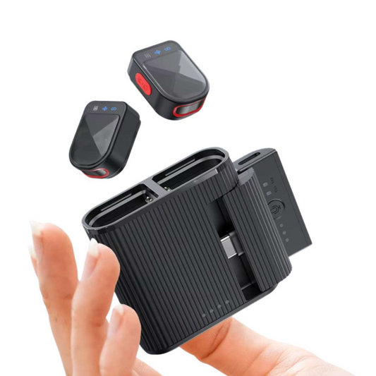 Micrófono Magnético Lavalier Inalámbrico Mini H01 2 en 1