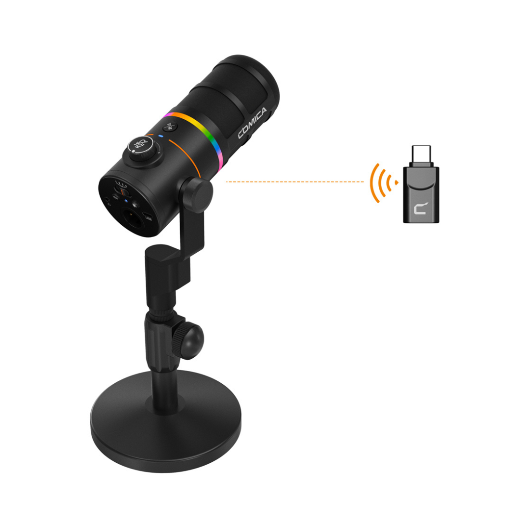 Micrófono COMICA EJoy D10 Pro RGB Inalámbrico