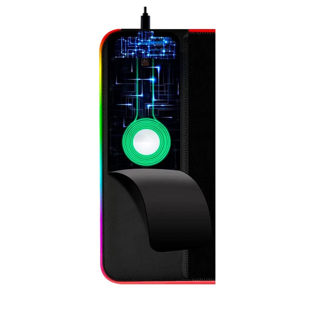 MousePad Gamer RGB Con Cargador Inalambrico