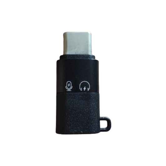 Adaptador De Audio Y Micrófono Lightning A USB-C