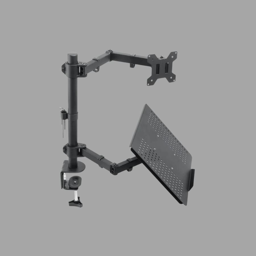 Adjustable Monitor Stand for 13" to 32" Monitors and Laptops up to 17" with VESA Mount