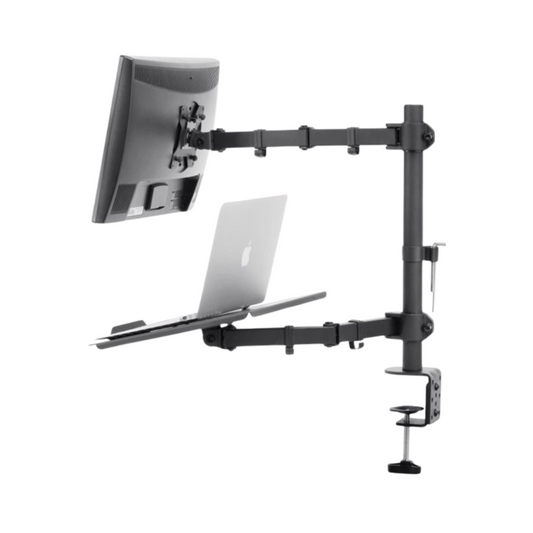 Soporte Ajustable Para Monitor De 13” a 32” y Laptop De Hasta 17” con Montaje VESA