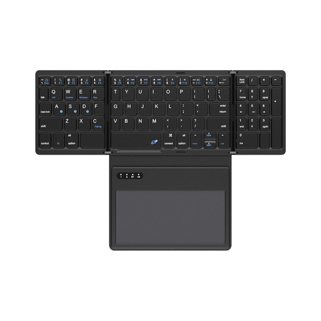 Teclado Plegable Bluetooth Con Touchpad