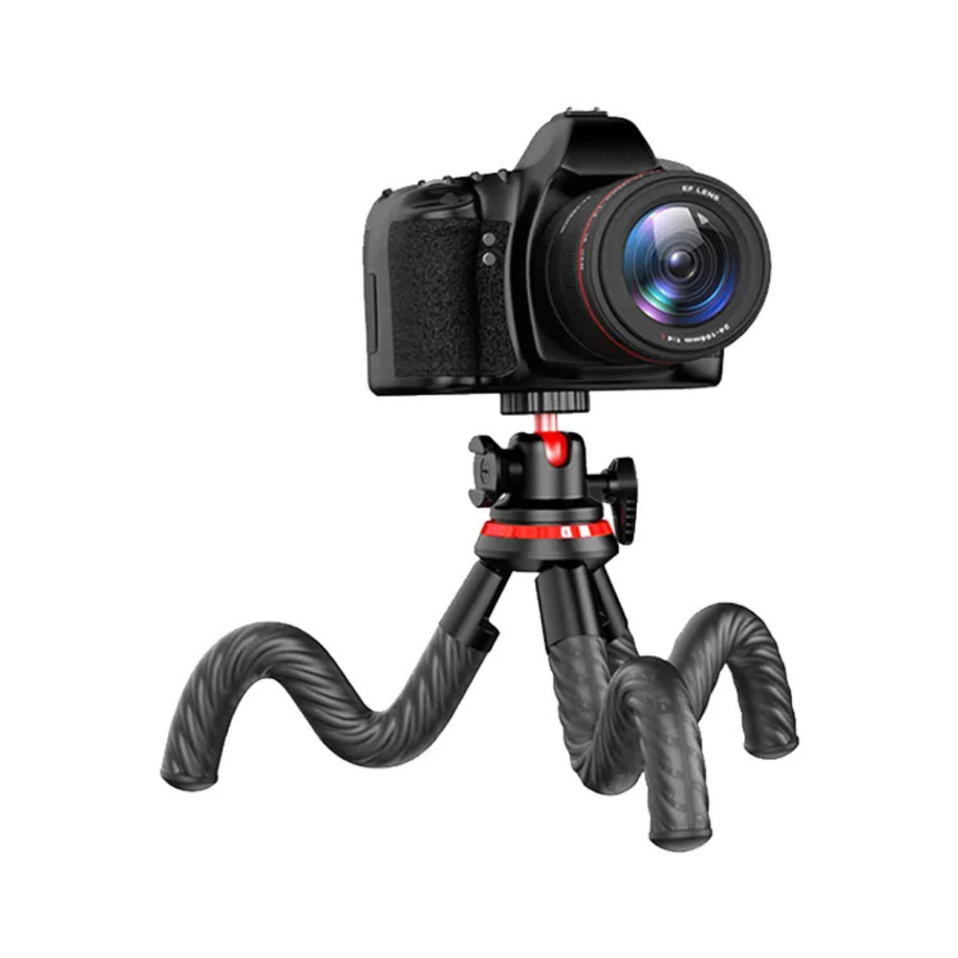 Trípode Flexible Mini Pulpo con Cabezal 360°