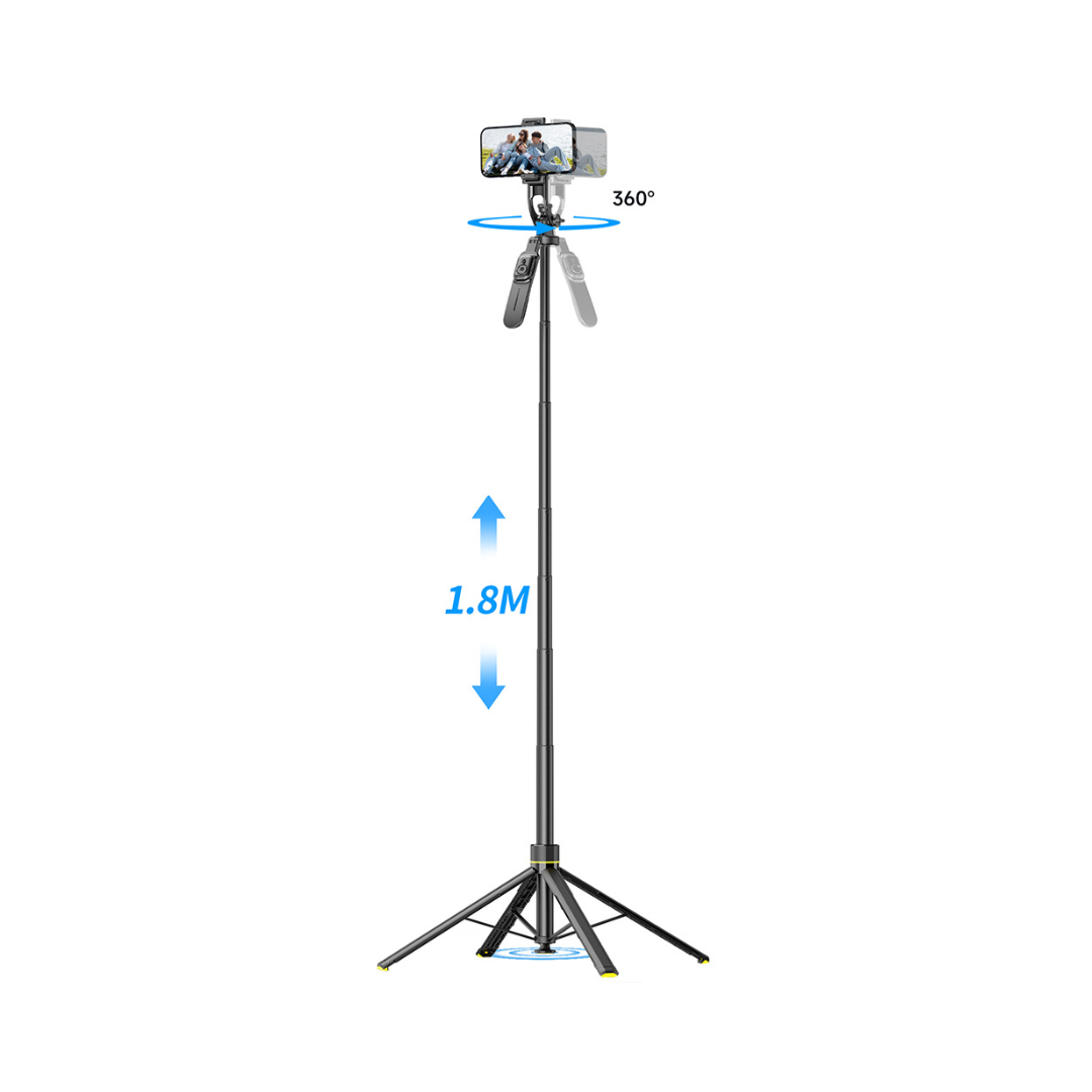 Tripode Selfie Stick TT19 Con Sistema Push To Open