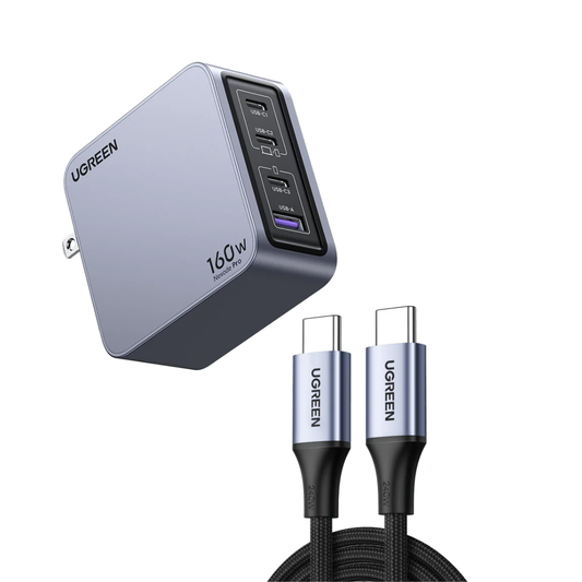 Cargador GaN UGREEN Nexode Pro 160W de 4 Puertos