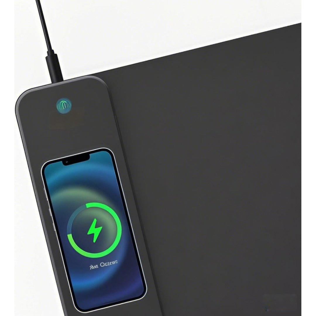 Mousepad Gamer RGB con Cargador Inalámbrico, vista de presentación 2