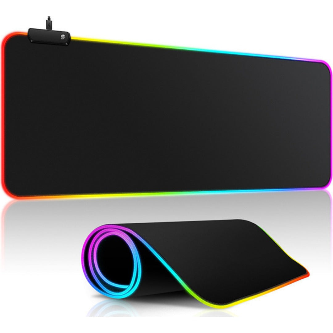 Mousepad Gamer RGB con Superficie de Baja Fricción, vista de presentación 3