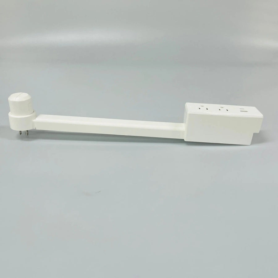 Extensor De Enchufe Giratorio Con 3 Tomas Y Diseño Oculto
