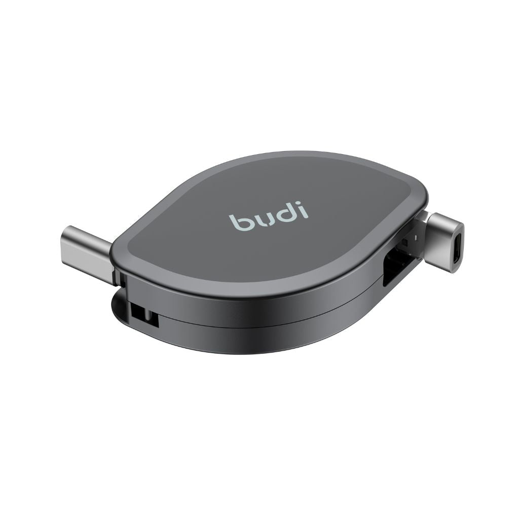 Budi 65W 4 In 1 Retractable USB to Type C Cable