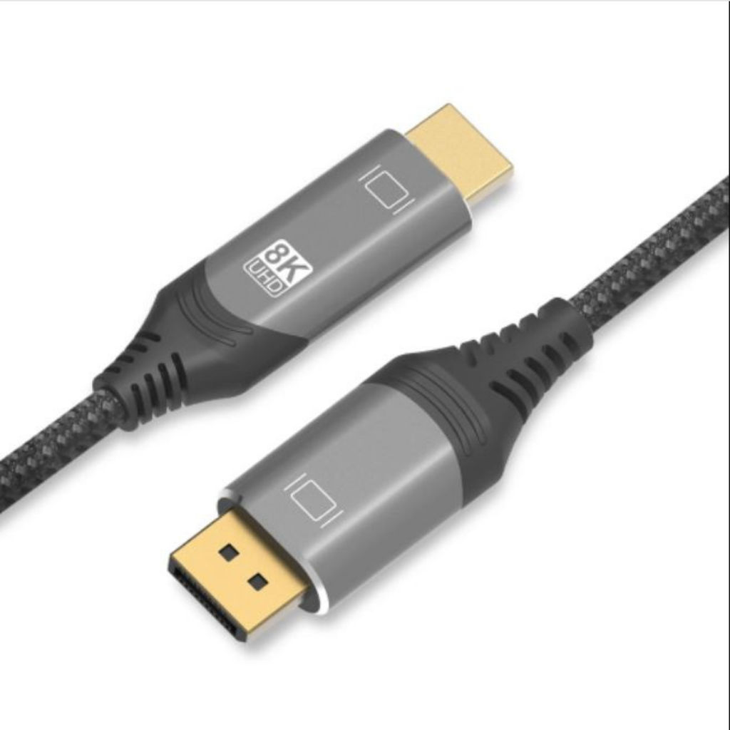 8K HDMI To DisplayPort Cable