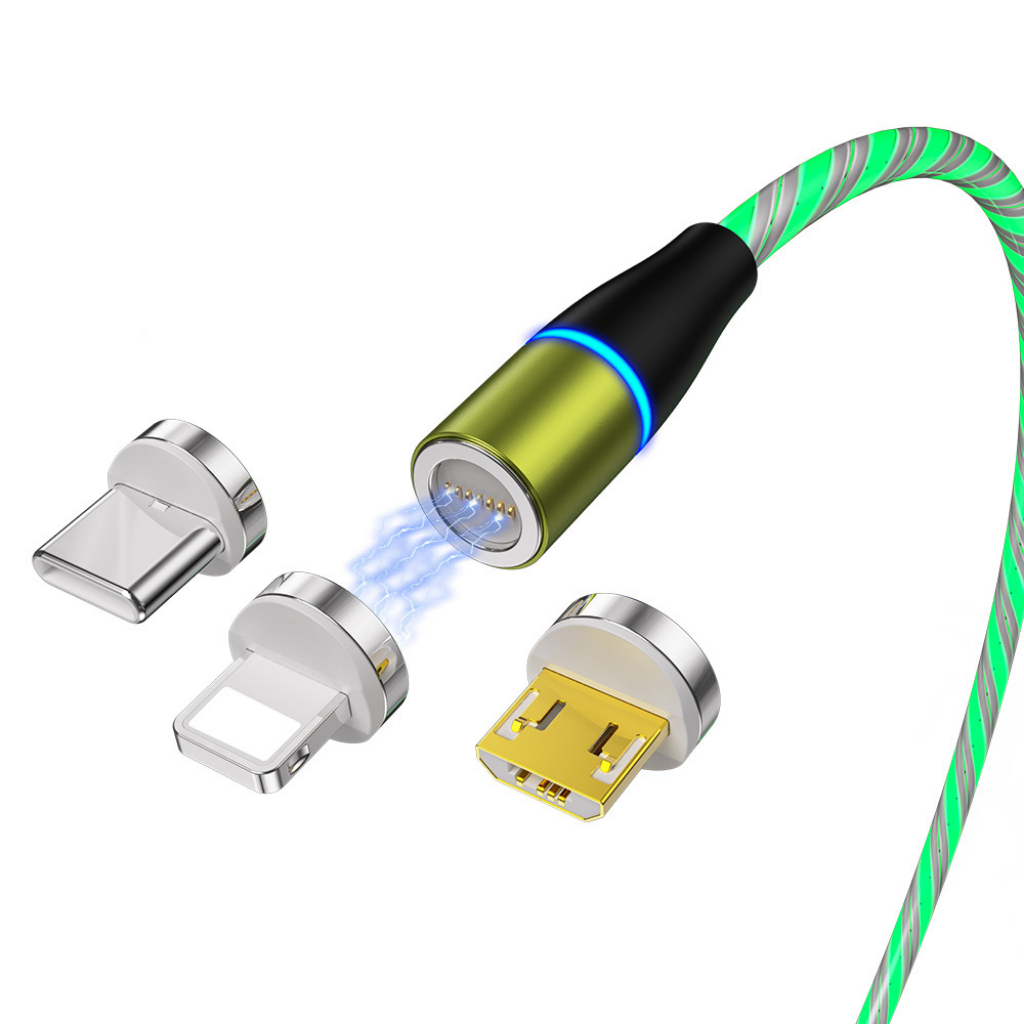 Cable LED Magnético 3 en 1